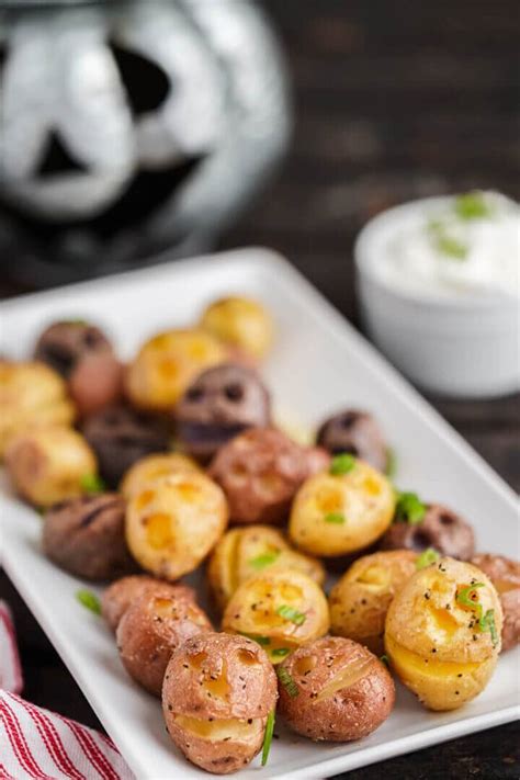 Shrunken Head Spooky Halloween Potatoes Recipe Bowl Me Over