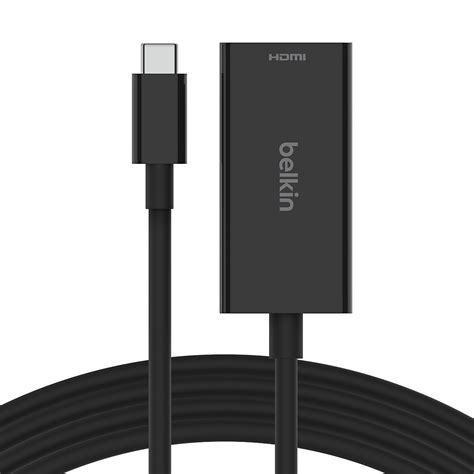 Adaptador Belkin Usb C A Hdmi 21 Compatible Con 8k 4k Y Hdr Negro · Belkin · El Corte Inglés