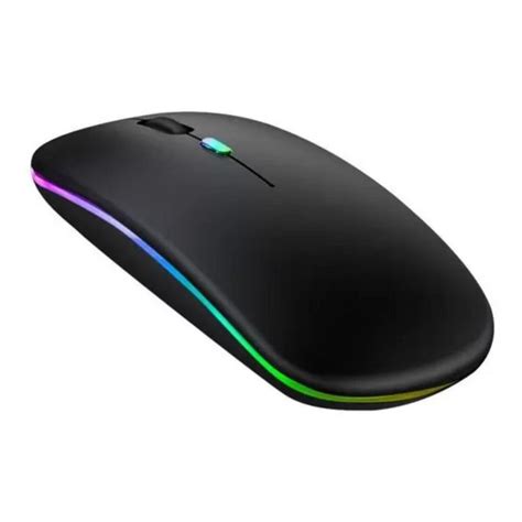 Mouse Sem Fio Rgb Recarreg Vel Bluetooth Ghz E Pro Relogs