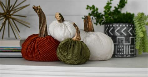 Make Gorgeous Diy Velvet Pumpkins For Cheap With This Easy Project