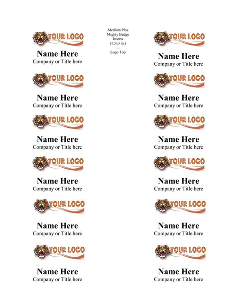 5 Name Tag Templates to Print Custom Name Tags