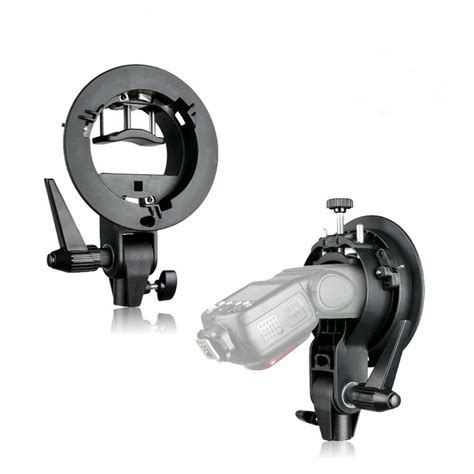 2x Godox S Type Bracket Bowens Mount Holder Fit Speedlite Flash