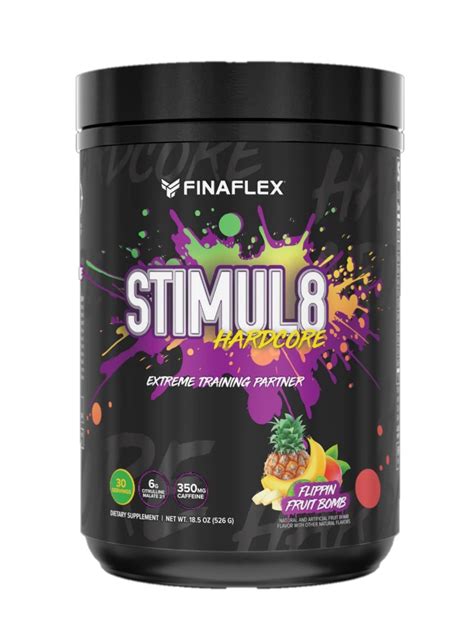 PRE ENTRENOS FINAFLEX STIMUL8 HARDCORE EX 30 SERV