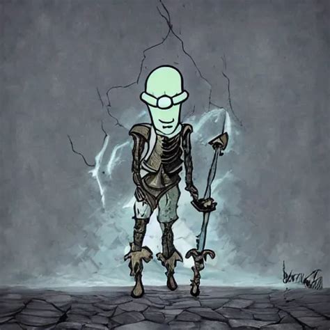 Squidward As A Dark Souls Boss Art By Bernard Stable Diffusion Openart