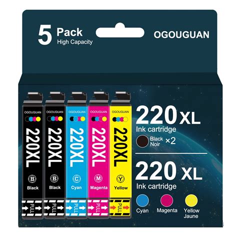 220xl Ink Cartridge Replacement For Epson 220 Xl 220xl T220xl Compatible With Wf 2760 Wf 2750 Wf