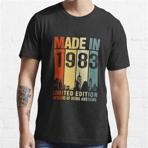 Th Birthday Made In Limited Edition T Shirt For Sale By