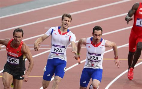 Jo 2012 Le Relais 4x100m Français Médaillé Athlétisme