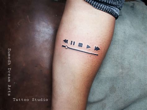 .Music Lover's Tattoo design.. By..Sumedh Dream Arts & Tattoo Studio | Tattoos for lovers, Music ...