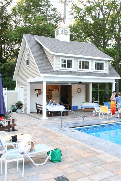 Pool House Guest Cottage Plans - Modern Home Plans