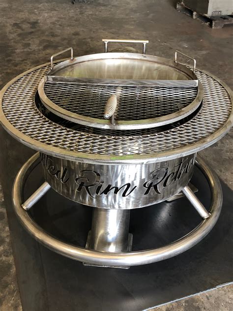 STAINLESS STEEL CUSTOM FIRE PIT WILKE S BADASS PITS