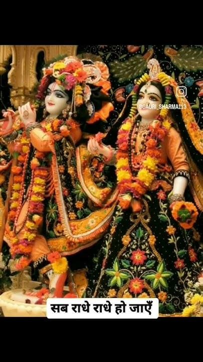 अब आएं गयो में वृंदावन 🙏🏻🙏🏻🙏🏻राधा बल्लभ श्री हरिवंश 🥰🥰radhakrishna