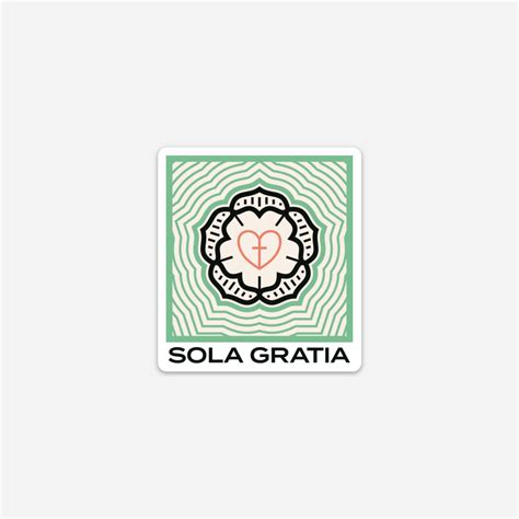 Sola Gratia Sticker – 1689 Designs