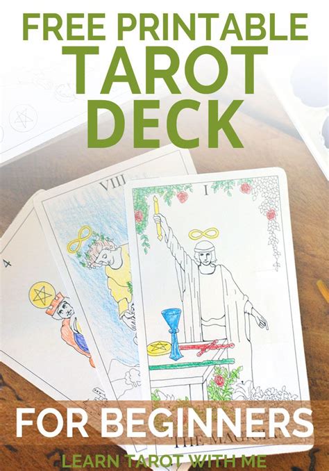 Printable Tarot Deck From The Simple Tarot Free Tarot Cards Tarot