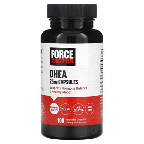 Force Factor Dhea Mg Vegetable Capsules Count Kroger