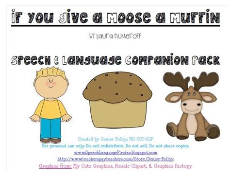 If You Give A Moose A Muffin Printables