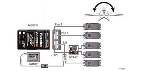 Futaba R6303SB 2 4GHz FASST Empfänger W W Modellbau