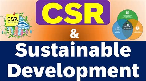 CSR And Sustainable Development Relationship YouTube