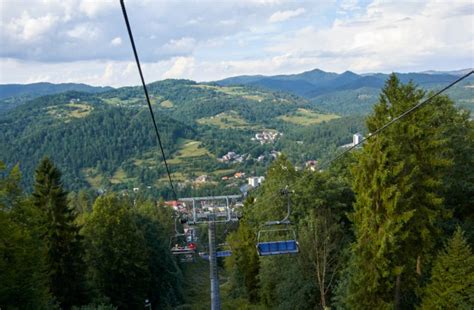 Narty na Palenicy w Szczawnicy Kolej linowa PKL wyciąg i trasy w