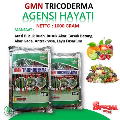 Jual PUPUK GMN TRICODERMA SP Untuk Pohon Pisang NUTRISI Pisang