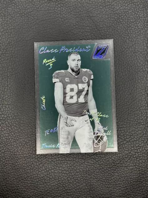 Panini Zenith Travis Kelce Class Pr Sident Kansas City Chiefs Cp