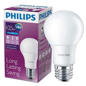 Jual Bola Lampu PHILIPS LED Bulb 10.5 watt putih 6500K | lampu led ...