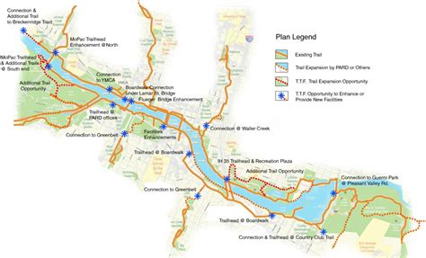 Lady Bird Lake Trail Map - Penni Rodina