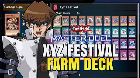 Self Burn Ftk Xyz Festival Farming Deck Yu Gi Oh Master Duel Youtube