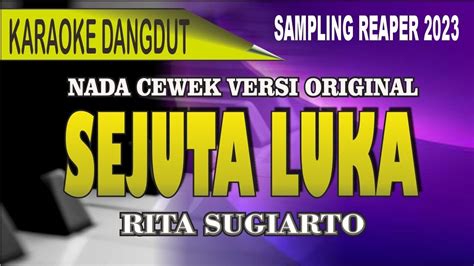 Karaoke Dangdut Sejuta Luka Dangdut Original Rita Sugiarto Youtube