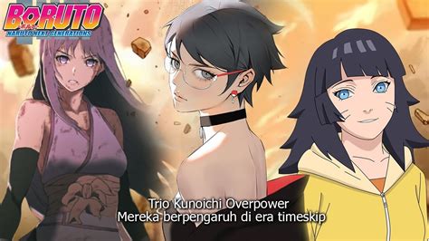 Sarada Sumire Himawari Dimasa Boruto Two Blue Vortex Timeskip Youtube