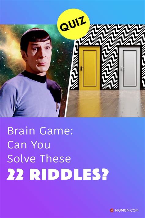 Brain Game Can You Solve These Riddles Fun Quiz Questions