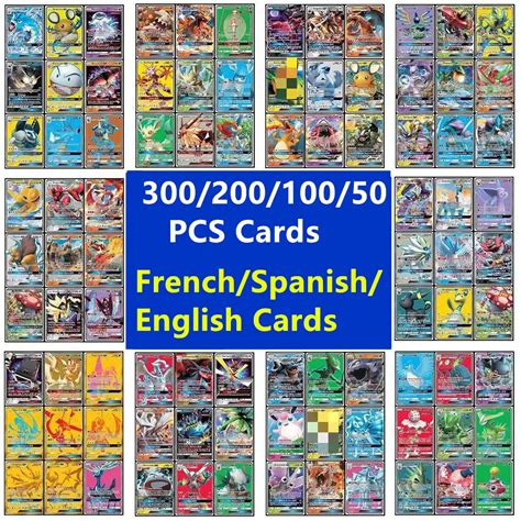 Pcs Franz Sisch Englisch Cartas Pokemon Karten Deutsch Italienisch