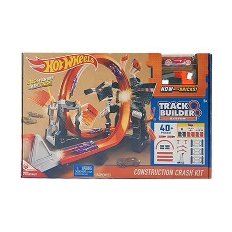 Promo Hot Wheels Dww Construction Crash Kit Builder Track Play Set