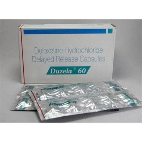 Duzela Mg Duloxetine Hydrochloride Delayed Release Capsules At Rs