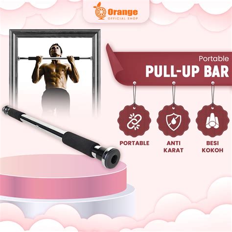 Jual Orange Official Shop Alat Pull Up Bar Pull Up Door Chinning Bar