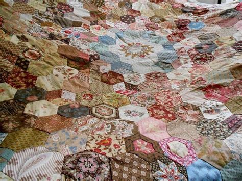 Bbbm Supergoof Zeshoek Quilt Antieke Dekbedden Patchwork Quilts