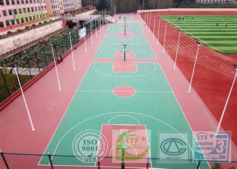 IAAF Anti - ultraviolet Maple Outdoor Basketball Court Flooring ...