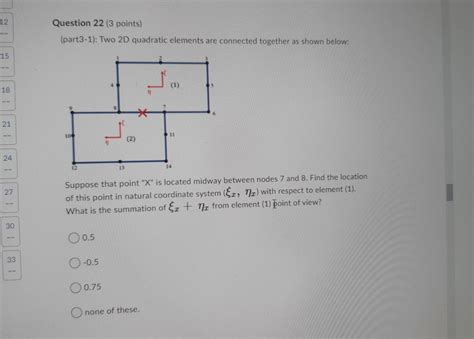 Solved Question Points Part Two D Quadratic Chegg