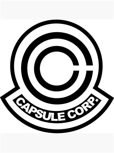 Capsule Corp Logo Poster For Sale By Gregor92 Redbubble