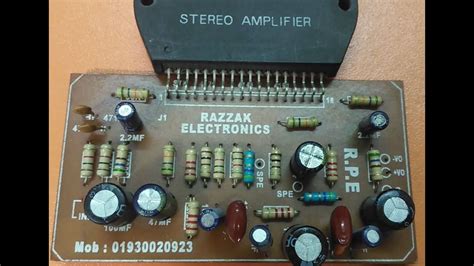 Stk Ii Stereo Amplifier Circuit Diagram