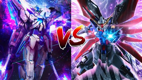 Gundam Supreme Battle Transient Gundam Versus Destiny Gundam Youtube