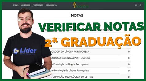 Verificar Nota 2ª Graduação Faculdade Faveni YouTube