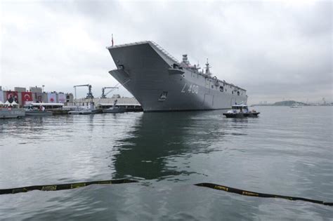 Turkish Navy Receives Its Largest Ship Ever TCG Anadolu