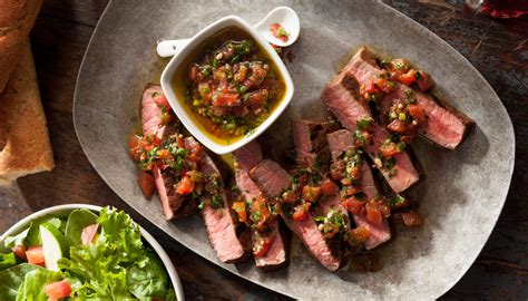 Grilled Steak with Chimichurri Sauce