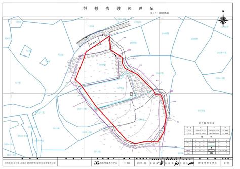 현황측량 주js토목설계사무소 사업실적