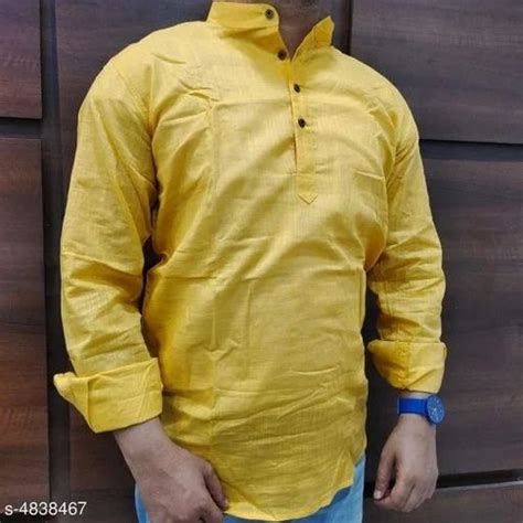 Fashionable Men Kurta L at Rs 549 piece Short Kurta परष क छट