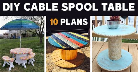 10 Cable Spool Table Diy Ideas And Plans