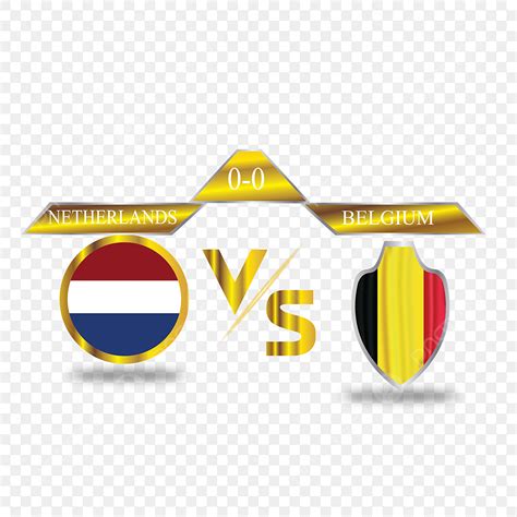 Scoreboard Broadcast Vector Hd Images Euro Cup Netherlands Vs Belglum