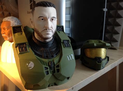Работа Мастер Чиф из телесериала Halo с возможностью распечатки в 3D ...