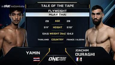 T E One Friday Fights 59 Yamin X Joachim Ouraghi One Friday Fights