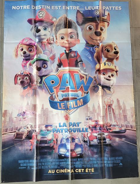 Affiche De Cin Ma Du Film La Pat Patrouille Le Film